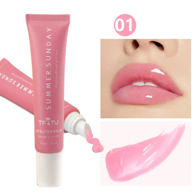 Lip Moisturizing Lip Balm Care 15ml Lip Balm Smoothing Lip Lines Nourishment Women Daily Care Makeup Korean Lipcare