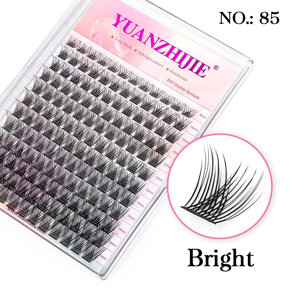 Mix Length 8-16mm DlY Eyelash Extension Waterproof Soft False Eyelashes Make Up Tools Segmented Lash Extensions Easy to Operate