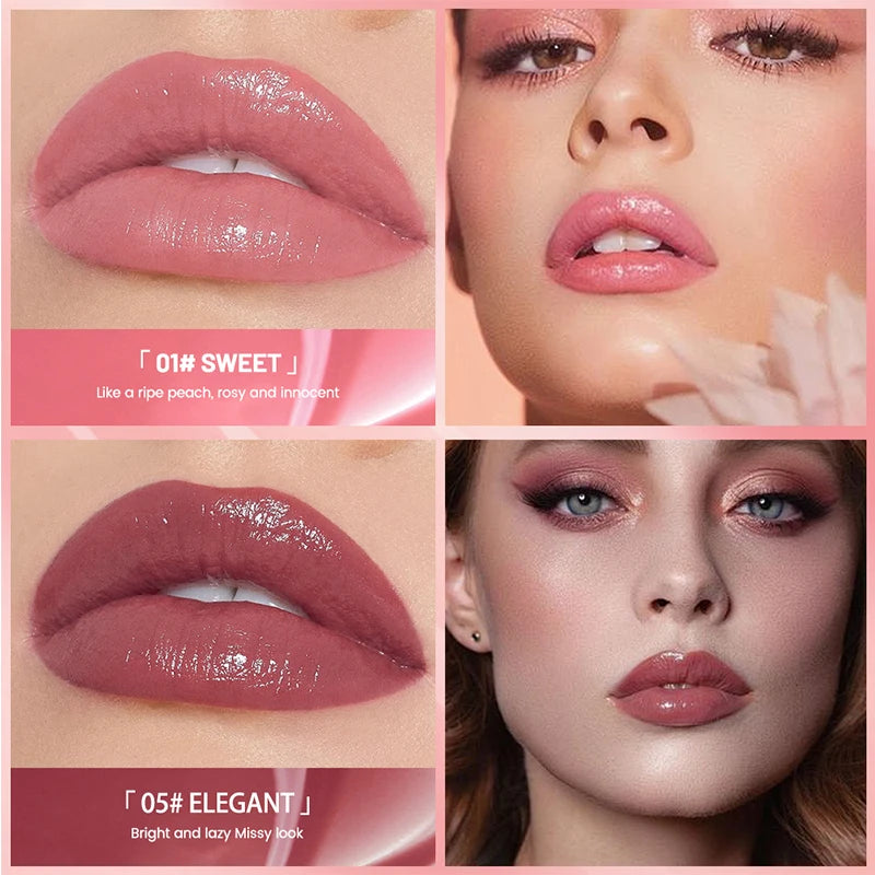 Waterproof Lip Gloss Mirror Lipgloss Glaze Moisturizing Water Glossy Lip Gloss Shine Liquid Lipstick Long Lasting Korean Makeup