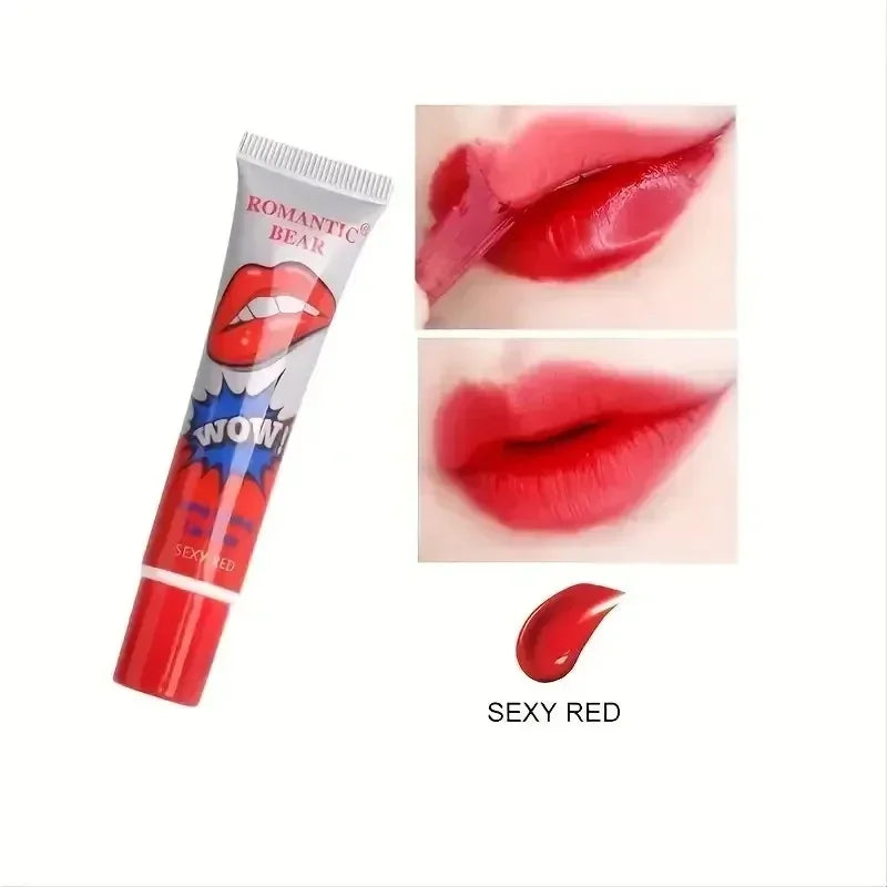 Waterproof Lip Liner Peel Off Tattoo Lipgloss Waterproof Long Lasting Matte Lip Tint Brown Contour Tear-off Lips Stain Cosmetics