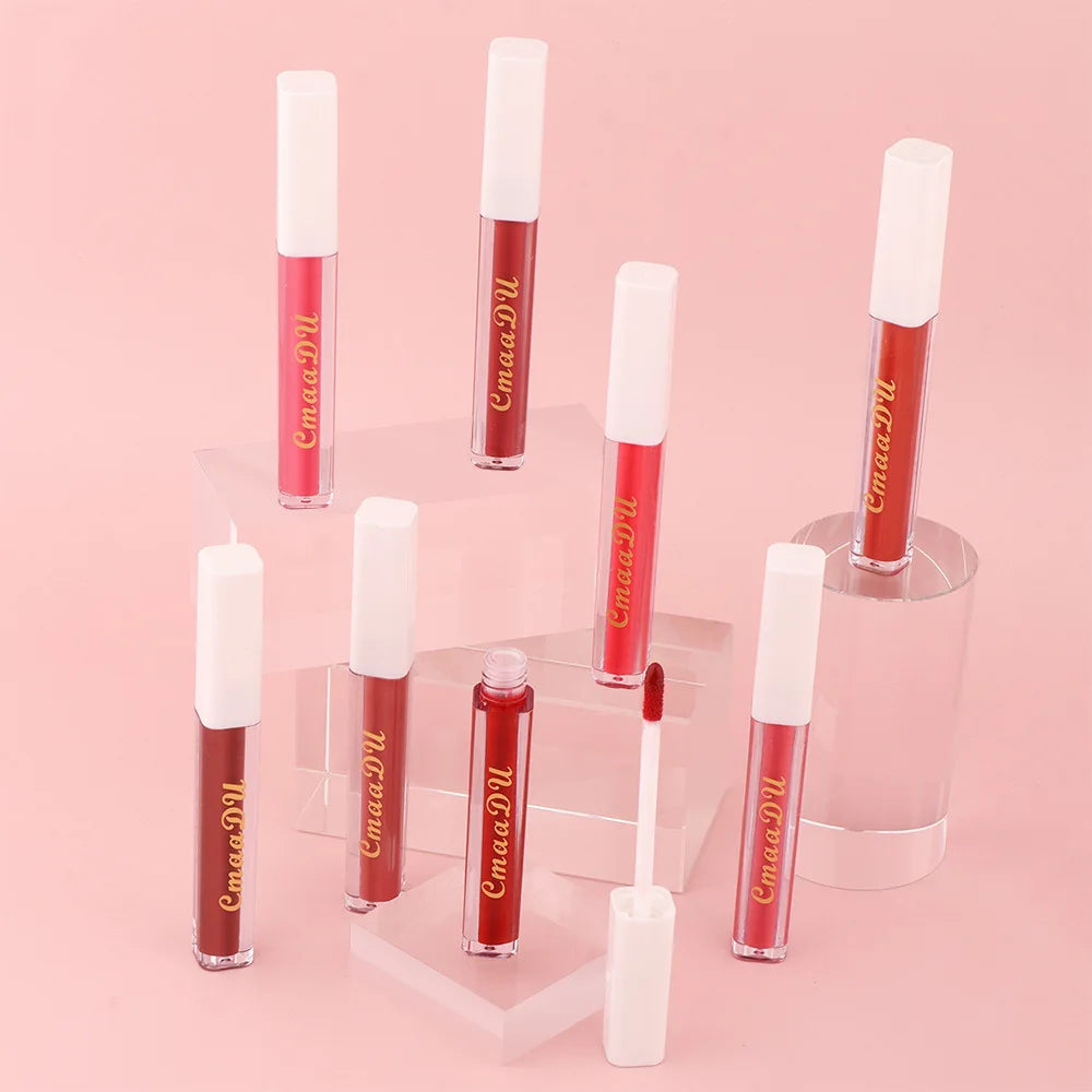 CmaaDu Hydrating Mirror Glossy Liquid Lipstick Lip Gloss  Moisturizing Lip Glaze  Non-Sticky Tint Glow Plumper Makeup Lipgloss