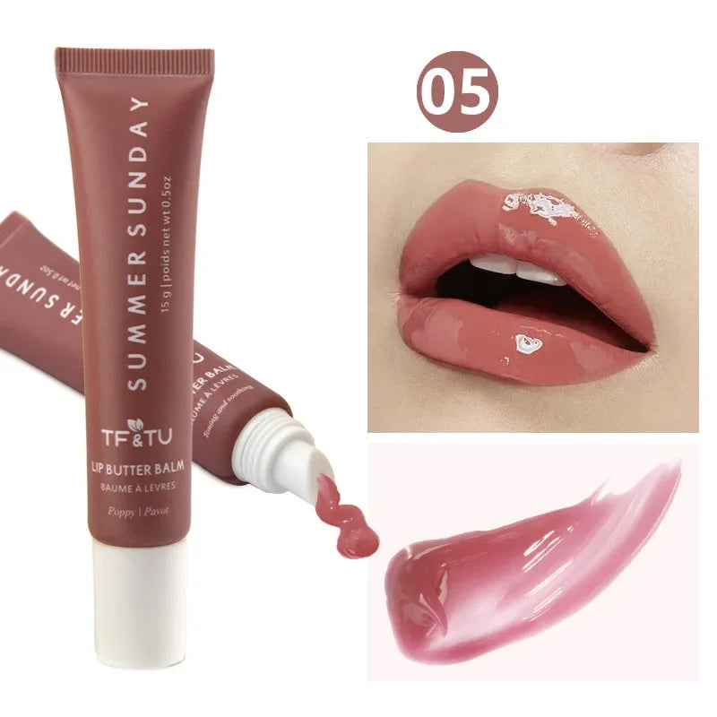 Lip Moisturizing Lip Balm Care 15ml Lip Balm Smoothing Lip Lines Nourishment Women Daily Care Makeup Korean Lipcare