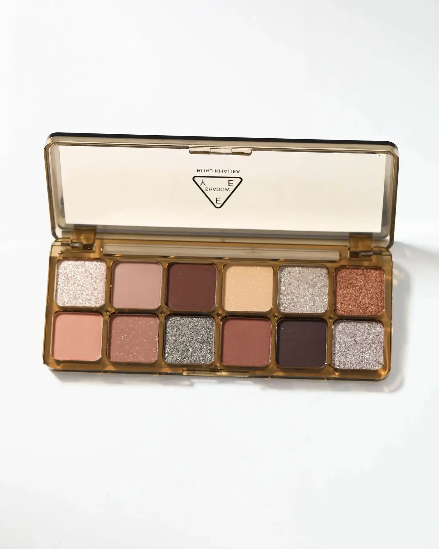 Super Flash Cement Eyeshadow Palette Matte Cold Tea Eye Shadow Professional Highlight Shimmer Brightening Eye Makeup Cosmetics